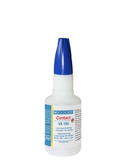 اشتري WEICON Contact VA 100, 20 g, Superglue ,Transparent, Medium Viscosity, Universal cyanoacrylate, All Purpose, Rubber, Plastic, Wood, Glass, DIY في الامارات