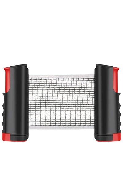 Buy Portable Telescopic Table Tennis Net Rack, 170CM - Black/Red in Egypt