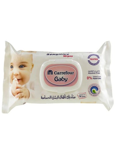 Buy Baby Sensitive 80 Wipes in UAE