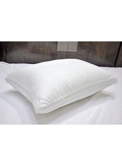 Buy Cotton hub 2pcs Double Cord Pillow 50x75cm in UAE