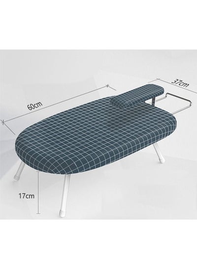 Buy Foldable Scalable Tabletop Ironing Board 60*37*17cm Blue in UAE