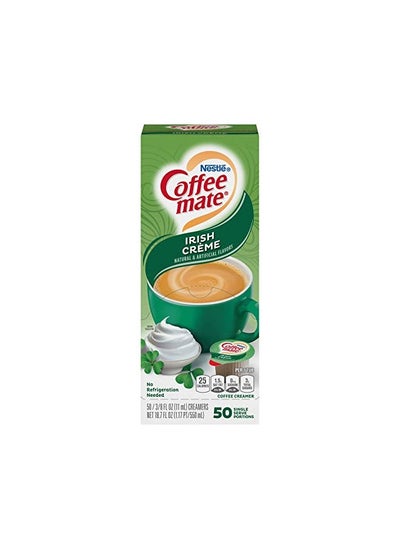 Buy Coffee-Mate Liquid Creamer Singles - Irish Creme - 50 Ct in UAE