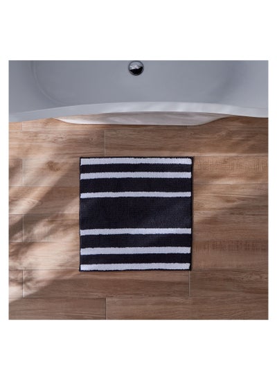 Buy Striped Anti-Slip Bath Mat 60x60cm. in Saudi Arabia