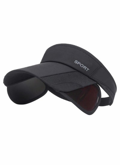 اشتري Summer Sun Visor Hat UV Protection Beach Adjustable Golf Tennis Volleyball Cap في الامارات