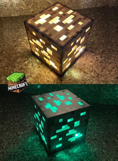 Buy Mineral LED Night Light Related to the Game My World Yellow and Green in Saudi Arabia