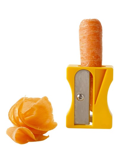 Buy Karoto Carrot Sharpener | Vegetable Peeler | Veggie Peeler & Cucumber Peeler | Fun Kitchen Gadgets | from a Series of Unique Peelers for Kitchen | Fun Kitchen Stuff | by Monkey Business (Yellow) in Saudi Arabia