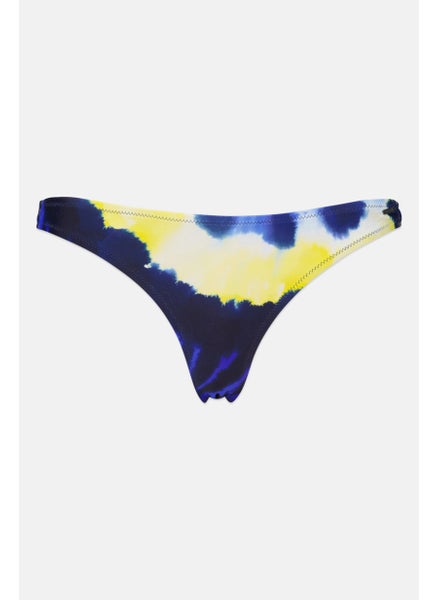 اشتري Women Tie Dye Bikini Bottom, Blue Combo في الامارات