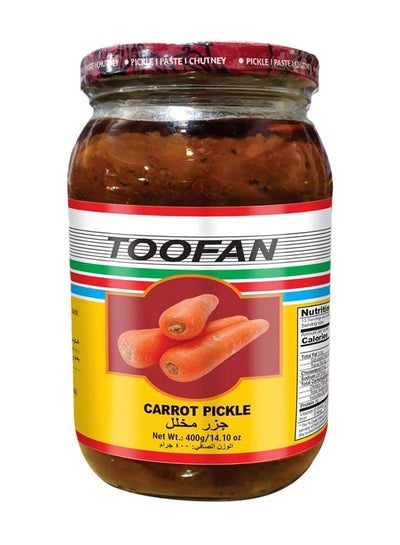 Buy Toofan Carrot Pickle 400gm in UAE