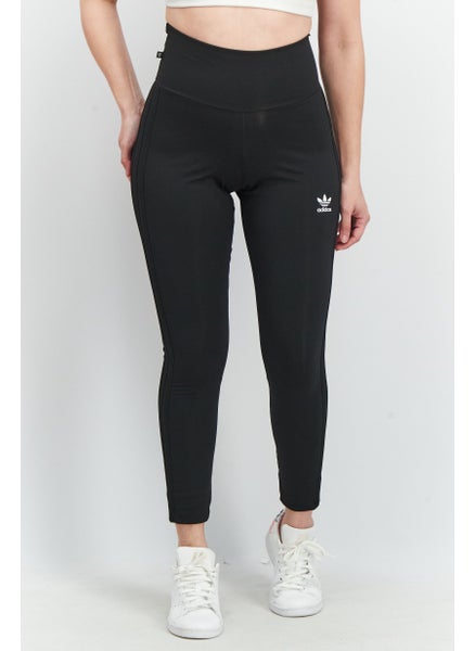 Buy Women Sportswear Fit Brand Logo Training Leggings, Black in UAE