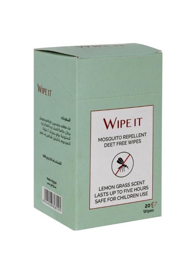 Buy Wipe It Mosquito Repellent |20 Wipes in Egypt