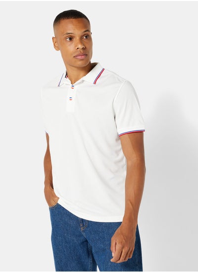 Buy Stripe Classic Collared Polo in UAE