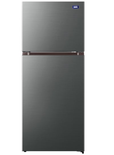 Buy Haas Double Door Refrigerator, 421L, 14.9 Cu.Ft, Silver - HRK120S in Saudi Arabia