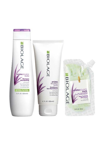 اشتري Hydrasource Copack Including Conditioner And Mask With A Complimentary Shampoo في الامارات