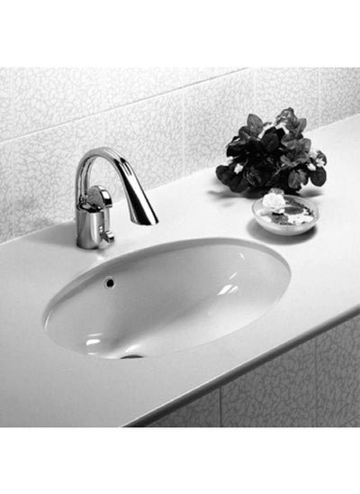 Buy Danube Home Oval Undercounter Basin White in UAE