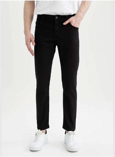 Buy Regular Fit Straight Jean Trousers in Saudi Arabia