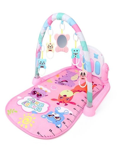 Buy 3 in 1 Baby Musical Pedal Piano Lullaby Gym Crawling Activity Rug Toy in UAE