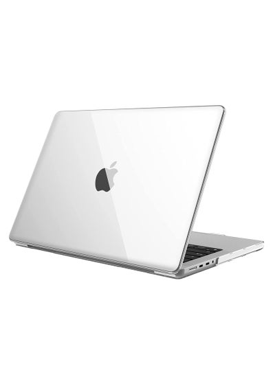 Buy Case Compatible with MacBook Pro 14 Inch A2442 (2021 2022 Release) - Protective Snap On Hard Shell Cover for MacBook Pro 14" M1 Pro / M1 Max with Touch ID, Crystal Clear in Egypt