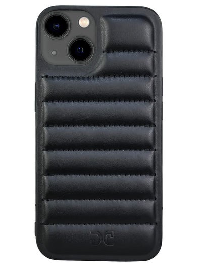 جراب هاتفiphone 12  أنيق من السيليكون الناعم بنقشة ريش مخططة main image 0