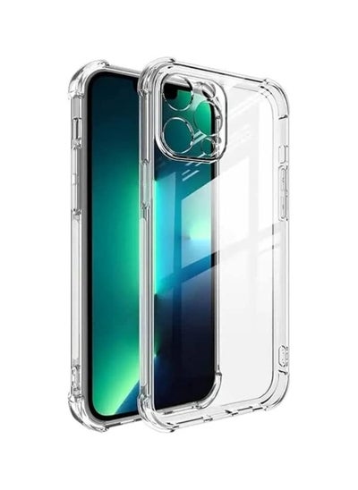 Buy HD Transparent Silicone TPU Phone Case For iPhone 13 Pro Max 6.7 Shockproof Airbag - Clear in Egypt