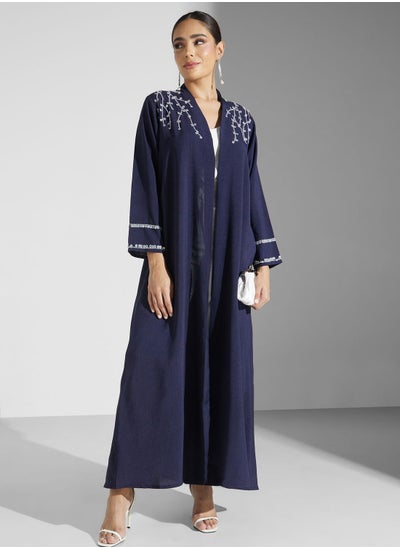 Buy Embellished Detail Abaya in Saudi Arabia