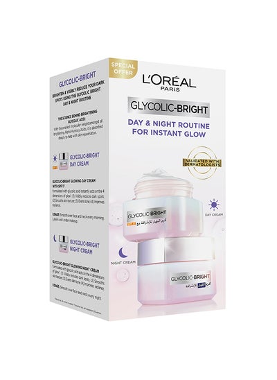 Buy Glycolic Bright Day Cream And Night Cream 100ml in UAE