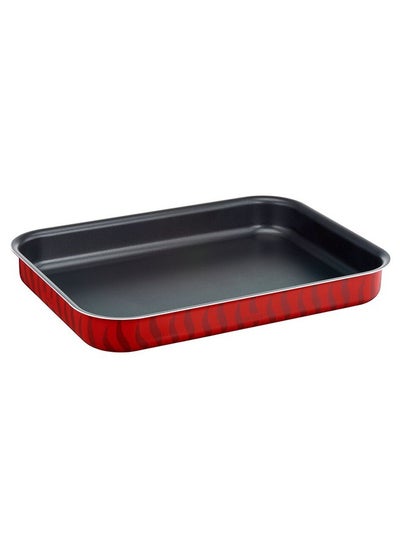 Buy Les SpecialistesOven Dish 22X29cmNonStick Coating Aluminum Heat Diffusion Easy Cleaning Red Bugatti Made in France J5714682 in Saudi Arabia