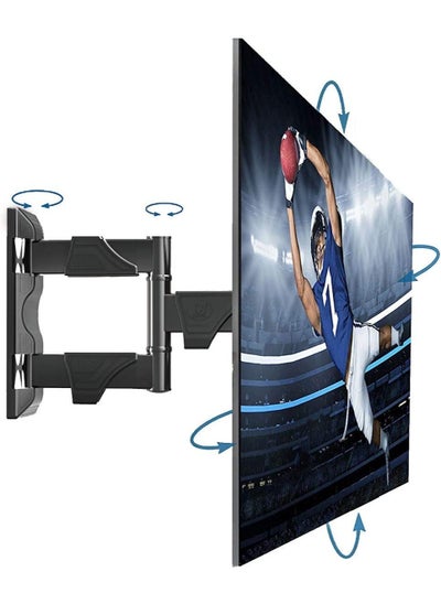 Buy Full Motion TV Wall Mount for Most 32 55 Inch Computer Monitors and TVs Adjustable Tilting Rotating Weight up to 60lbs in UAE