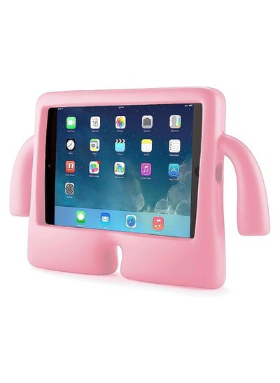 Buy Kids Case EVA Foam Kid Case for iPad 9.7 (Old Model) 6th 5th 2017 2018/ iPad Air 2 Air 1/ iPad Pro 9.7 2016 for Boys Girls, Lightweight Rugged Cover Full Protective Case with Handle (pink) in UAE