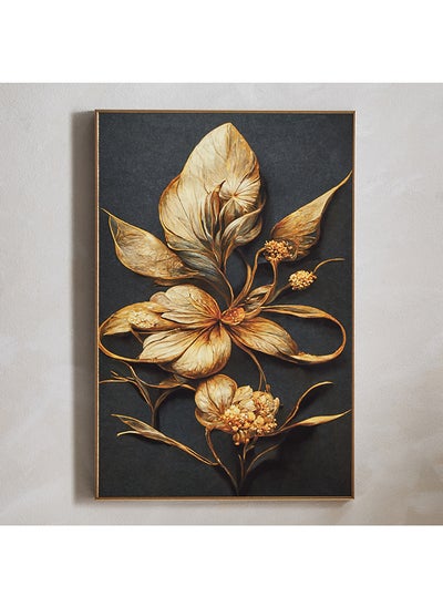 Buy Hampton Flower Framed Picture 40 x 60 x 2.5 cm in UAE