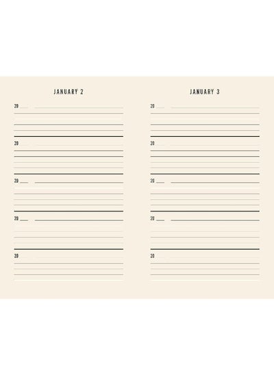 Buy Canvas One Line a Day: A Five-Year Memory Journal in UAE