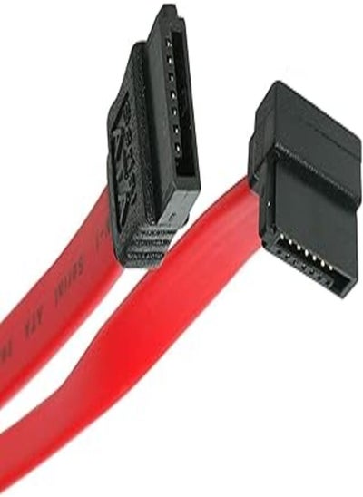 Buy Keendex kx 2578 90-degree sata extension cable, 50cm - red in Egypt