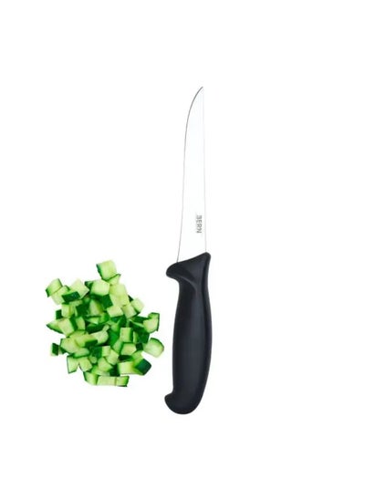 Buy Steel Knife With Black Handle Size 5.5 in Saudi Arabia