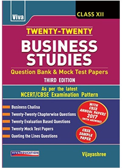 Buy Twenty-Twenty : Business Studies, 2018 Third Edn in UAE