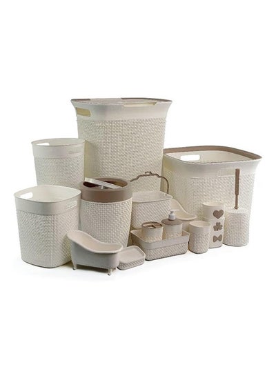 Buy Feelo Bathroom Plastic Set 17 Pcs in Egypt