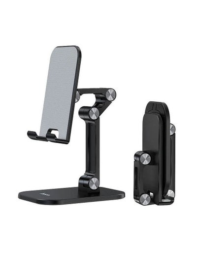 Buy Double Folding Mobile And Tablet Holder Black in UAE