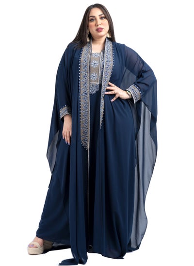 Buy Jalabiya  Traditional Arabian Kaftan Wedding and Party Dress. in Saudi Arabia