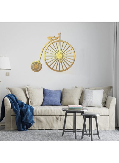 Buy Home Gallery Decorative Classic Bike Wooden Wall Art 80X80 in Egypt