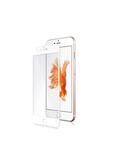 Buy Tempered Glass Screen Protector For Apple iPhone 8 White/Clear in UAE