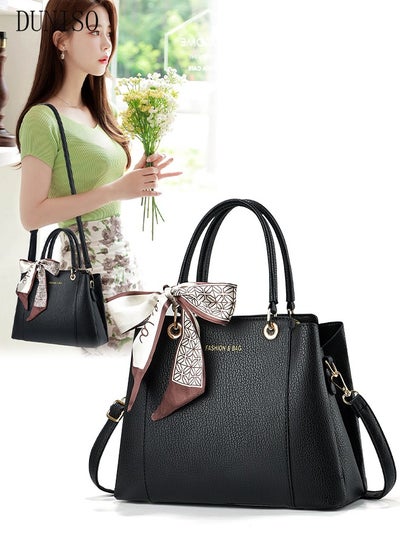 Buy Women's Fashion Handbag Faux Leather Crossbody Bag For Women Large Capacity Tote Bags Top Handle Satchel Fashionable Travel Shoulder Bag For Ladies in UAE