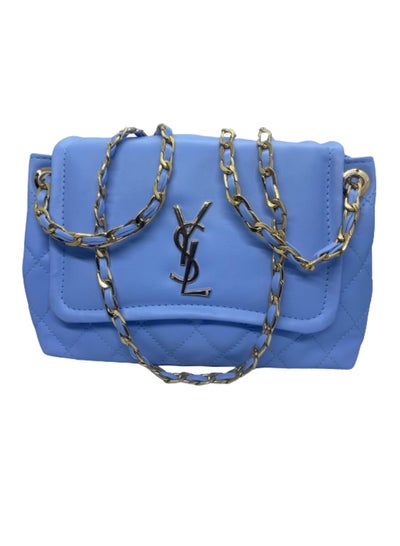 Buy Luxury women's leather bag, lavender color, from Saint Laurent in Egypt