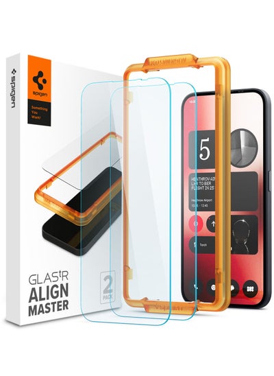 Buy GLAStR Align Master Tempered Glass for Nothin Phone (2a) Screen Protector - 2 PACK in Saudi Arabia