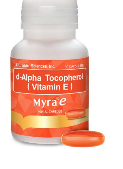 Buy d-Alpha Tocopherol  Vitamin E Myra e 400 I.U.30CAPSULE in Saudi Arabia