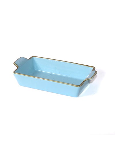 اشتري Blue porcelain tray في السعودية