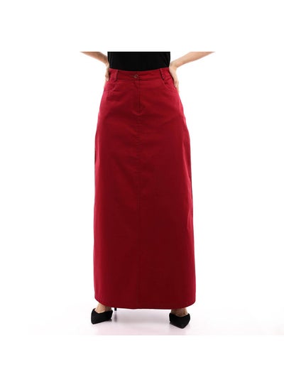 اشتري Long Skirt Bordeaux في مصر