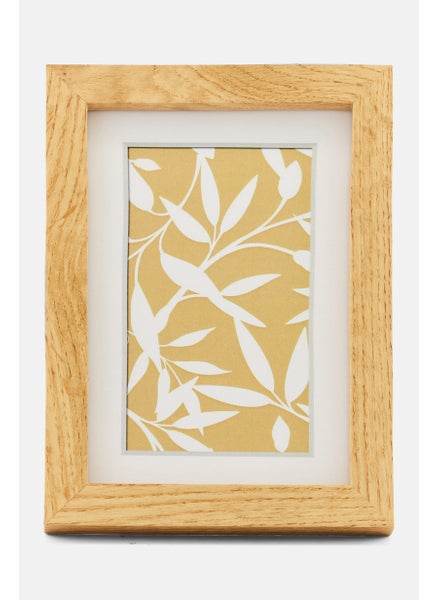 Buy Wooded Photo Frame 12 x 17 cm, Beige in UAE