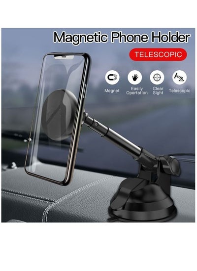 Buy Belk Magnetic Car Phone Holder 360 Degree Rotate With 6-Strong Magnets and Metal Telescopic Arm Telescopic Premium Quality BL-C10 in Saudi Arabia