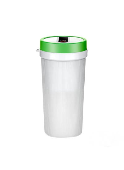 اشتري Portable Electric Juicer Cup Outdoor Wireless Fruit Stirring Cup Green 1300mah في الامارات