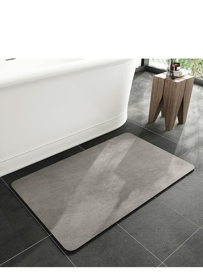 Buy Bath Mat Rug, Quick Dry  Bath Mats with Non Slip Rubber Backing,Washable Bathroom Floor Mats for Bathroom,Bathtub,Shower， Fit Under Door(60x90cm) in Saudi Arabia