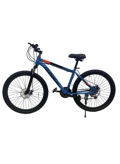 Buy RUNNER Mountain Bike Front Suspension Bike 26-Inch, 21 Speed Gears, Bicycle Adult, Dual Disc Brakes, Cycle For Men & Women in UAE