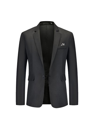 اشتري New Mens Loose Business Suit Casual Fashion BlazerBlack Black في الامارات